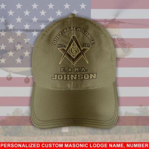 Freemasonry-Cap DS1-Personalized Your Lodge