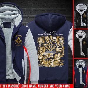 Freemasonry Fleece Jacket DS2-Personalized Lodge Name