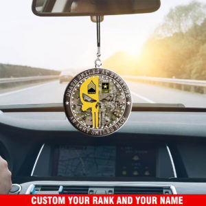 Army Military Car Ornament Custom Your Name And Rank