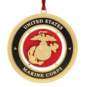 US Marine Corps Independence Day Gift Seal Ornament