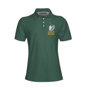 Queen Of The Green Golf Polo Shirt Short Sleeve Women Polo Shirt