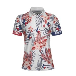 Texas Proud Bluebonnet Polo Shirt For Woman Short Sleeve Women Polo Shirt