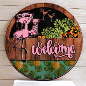 Welcome Woodsign , Summer Gifts, Home Decor
