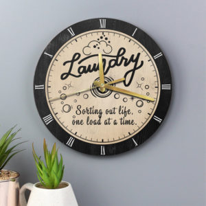 Laundry Wood Clock, Sorting Out Life One Load At A Time, Laundry Room Clock, Laundry Room Decorations, Gifts For Her, Gifts For Mom