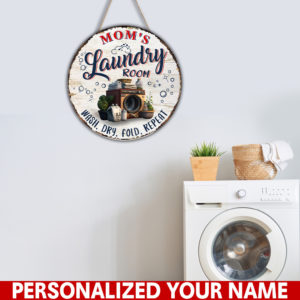 Laundry Room Wood Sign Personalized Your Name, Laundry Sign , Laundry Room Decorations