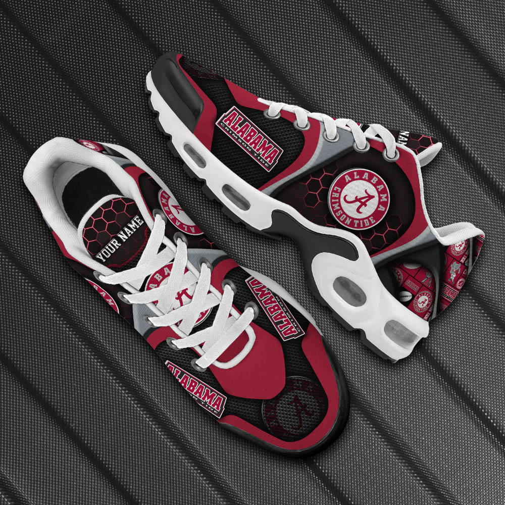 Alabama Crimson Tide TN Shoes Personalized Your Name, Football Team Shoes, Gifts For Footballl Fan ETHY-52863